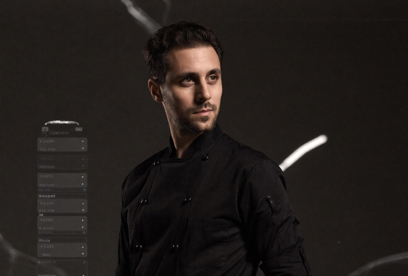 Flavio de Stefano en su obrador de Bakery de Stefano